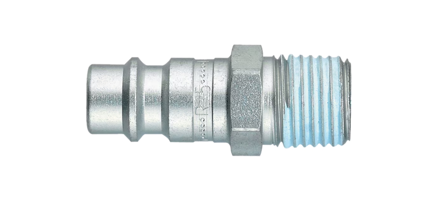 Embout EURO DN7.8 fileté BSPP simple obturation - Acier zingué série 25 Parker