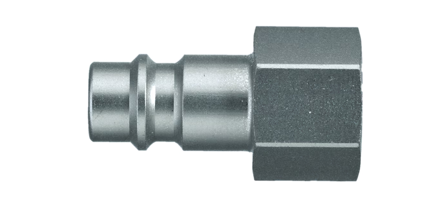 Embout EURO DN7.8 taraudé BSPP simple obturation - Acier zingué série 25 Parker