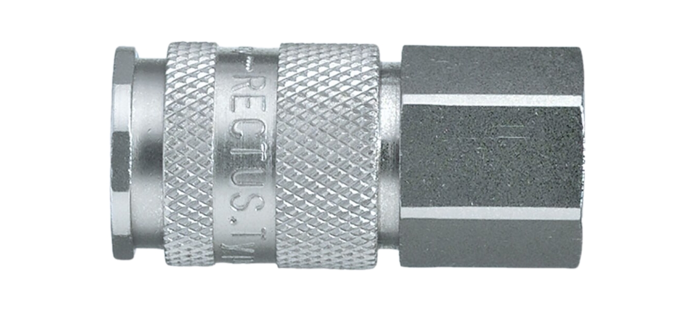 Coupleur EURO DN10 taraudé BSPP simple obturation - Inox 316L série 27 Parker