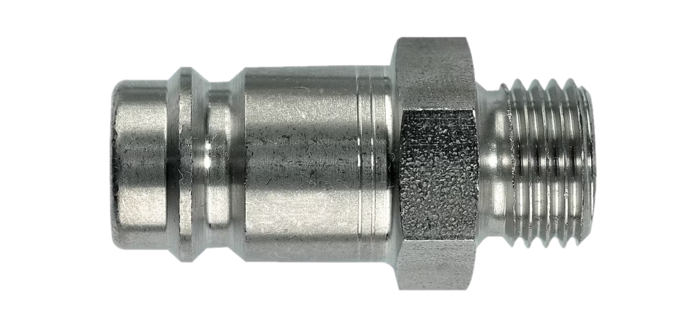 Embout EURO DN10 fileté BSPP simple obturation - Inox 316L série 27 Parker