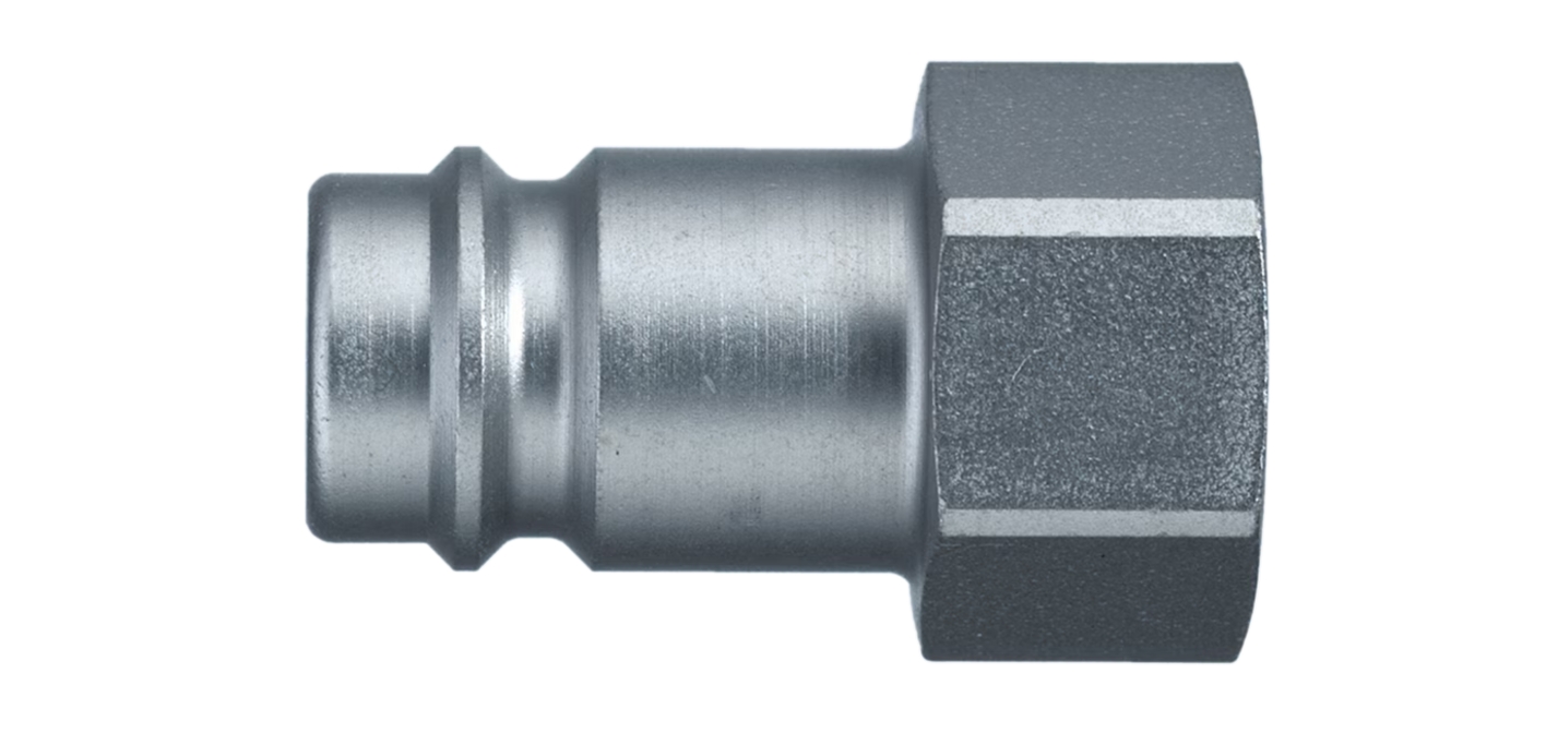 Embout EURO DN10 taraudé BSPP simple obturation - Inox 316L série 27 Parker