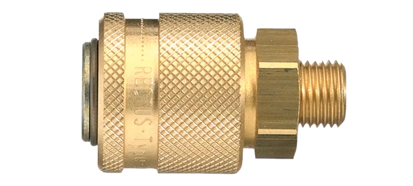 Coupleur ISO B DN8.5 fileté BSPP simple obturation - Acier nickelé série 30 Parker