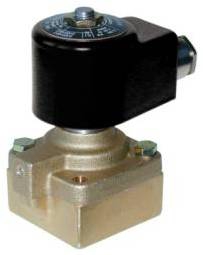 Corps d'électrovanne servo-commandée sur embase 2/2 NO laiton version AC/DC série 322F Parker