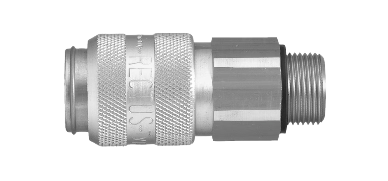 Coupleur Américain DN15 fileté BSPP double obturation - Laiton série 38 Parker