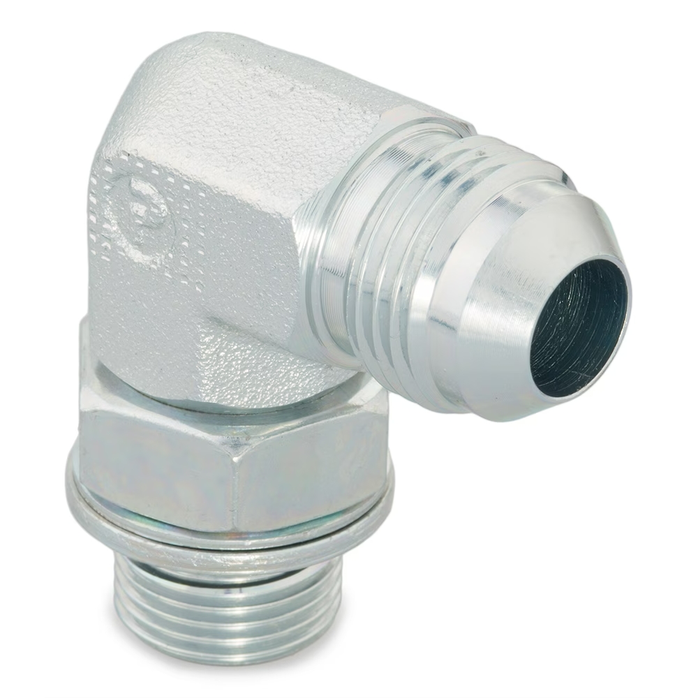  Coude orientable 90° mâle JIC vers mâle BSPP avec joint torique acier série C4OMX 