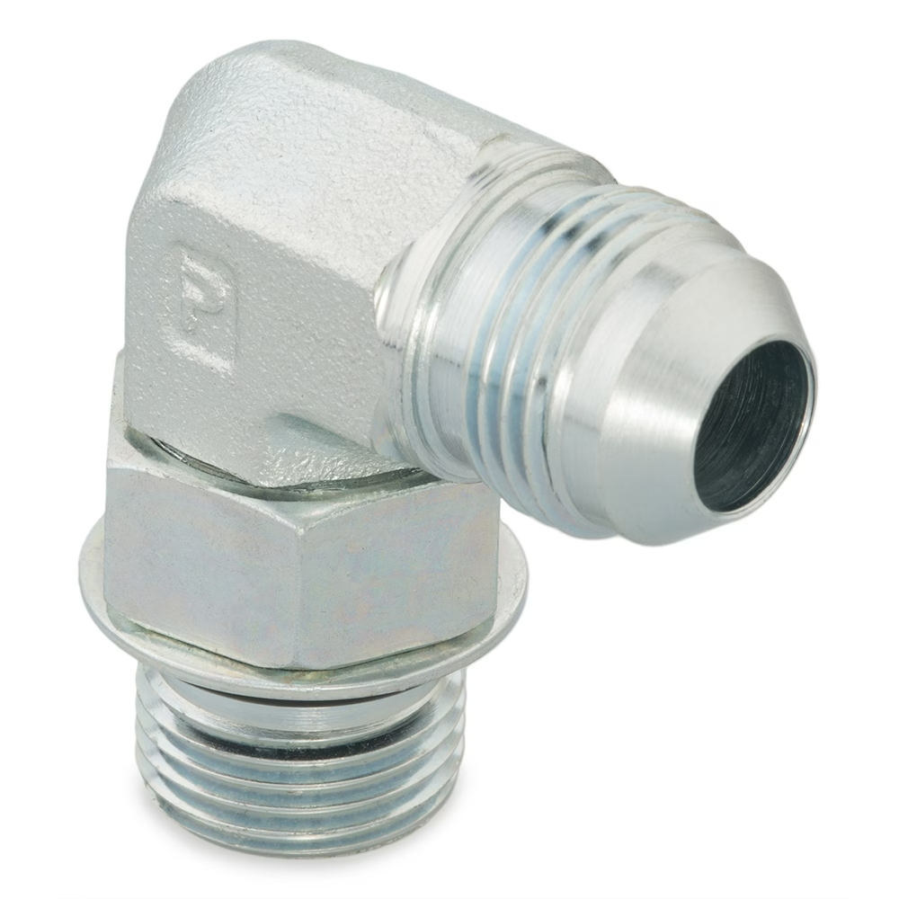 Coude orientable 90° mâle JIC vers mâle UNF avec joint torique acier série C5OMX Parker