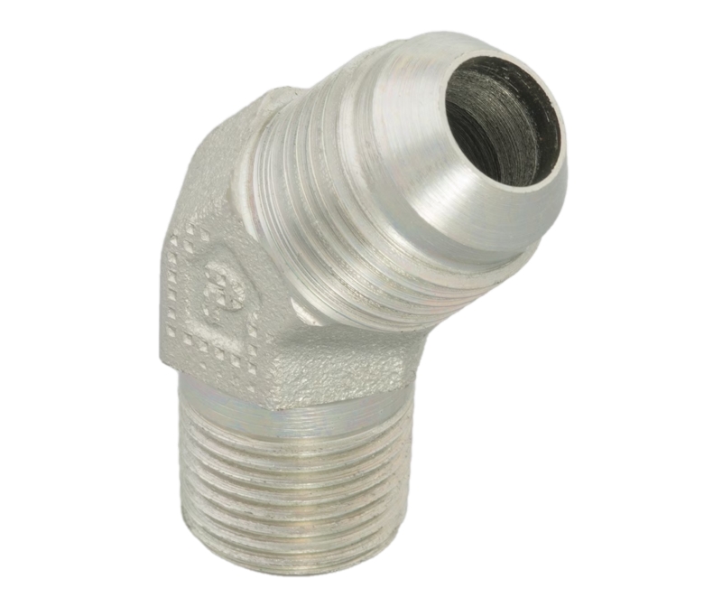 Coude 45° mâle JIC x mâle NPTF - Acier série VMTX Parker
