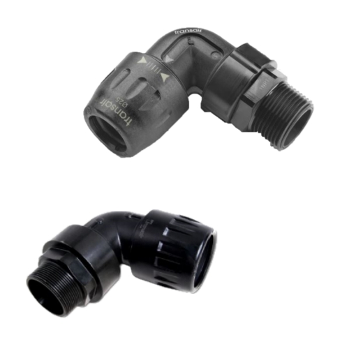 Coude 90° raccordement mâle série 6602 Parker Transair