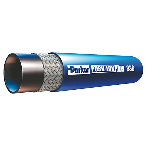 Tuyau pour huile à haute température 836 - Push-Lok - Auto-serrant - Caoutchouc synthétique PKR - Bleu Parker