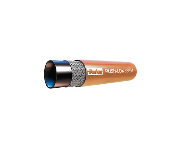 Tuyau basse pression 838M - Push-Lok - Auto-serrant - Non conducteur - Poluyréthane - Orange Parker