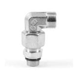 Coude orientable 90° complet mâle DIN S x mâle BSPP joint ED - acier série EW-R-ED Parker