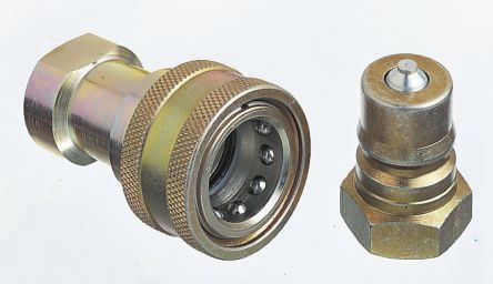 Coupleur hydraulique - BSPP - ISO B - Laiton - Série 60 Parker