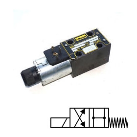 Distributeur Hydraulique NG6 CETOP 3 4/3 CO version A,B vers T et P fermé symbole 4 style E série D1VW Parker