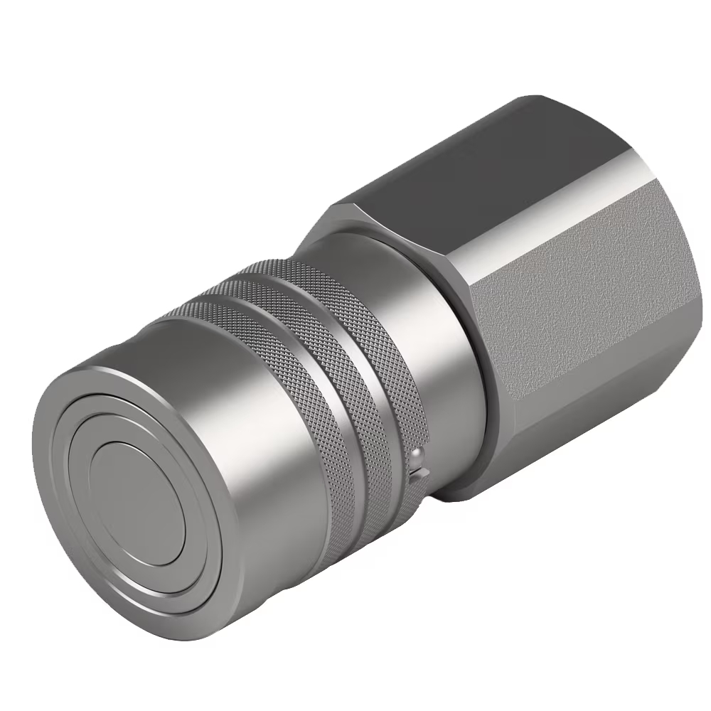 Coupleur hydraulique femelle raccordement femelle acier ISO 16028 série FEM Parker