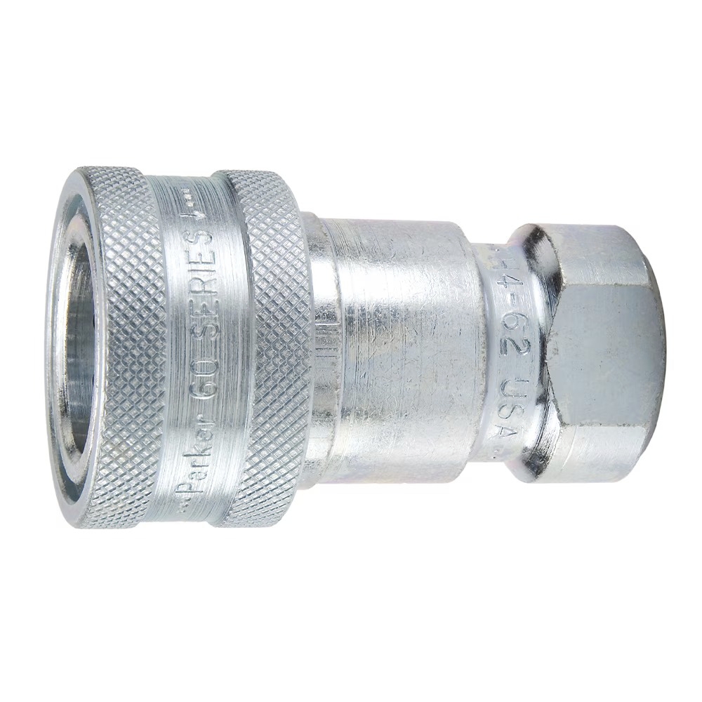 Coupleur hydraulique joint NBR raccordement femelle acier - série 60 Parker