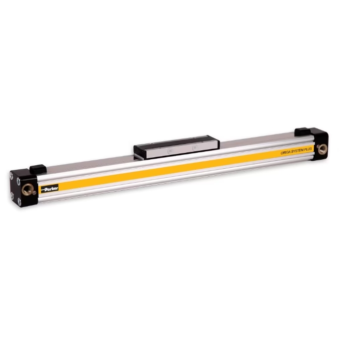 Vérin pneumatique sans tige diamètre 32 double effet amortissement élastique série OSPP Parker