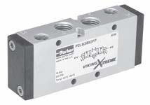 Distributeur Viking en ligne 3/2 monostable à commande pneumatique Parker