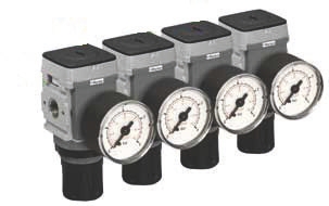 Régulateur de pression de compresseur d'air, régulateur de pression  pneumatique 1/4 « , soupape de contrôle de pression avec connexion 140 Psi  12 bar