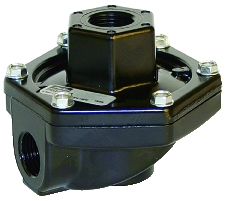 Vanne d'échappement rapide - 3/8" BSPP - Aluminium - Série P4Q Parker