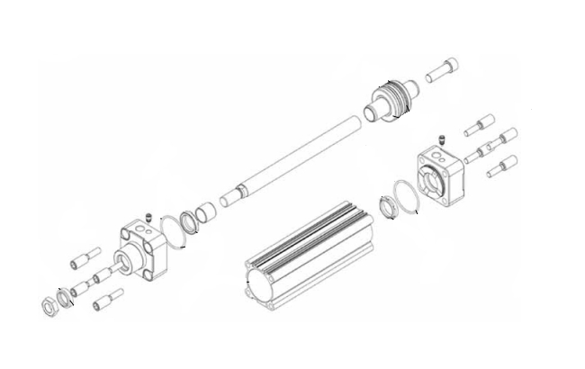 Kit de joints pour vérins série AZD Parker