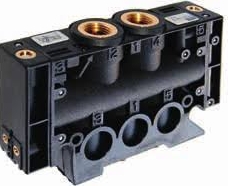 Distributeur sans embase 18 mm commande électro-pneumatique - Série PVL-C Parker