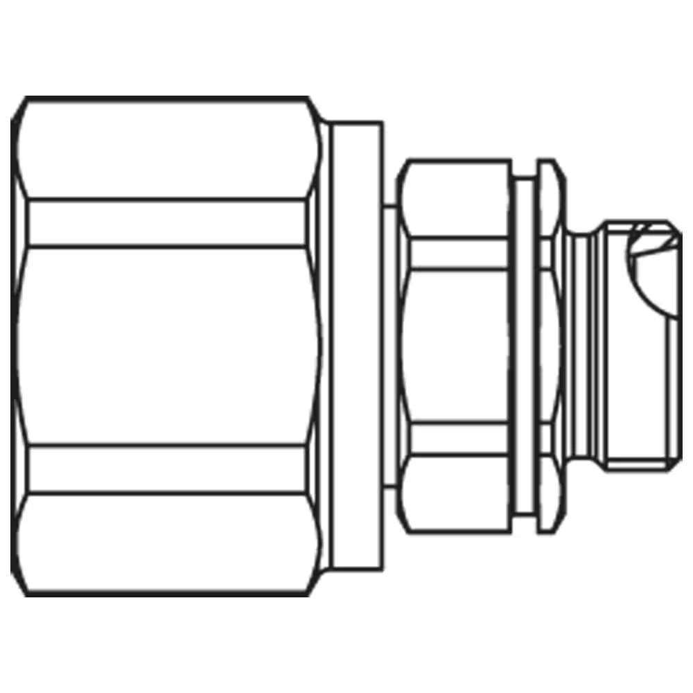 Coupleur hydraulique à visser joint NBR raccordement mâle acier- série QHPA Parker