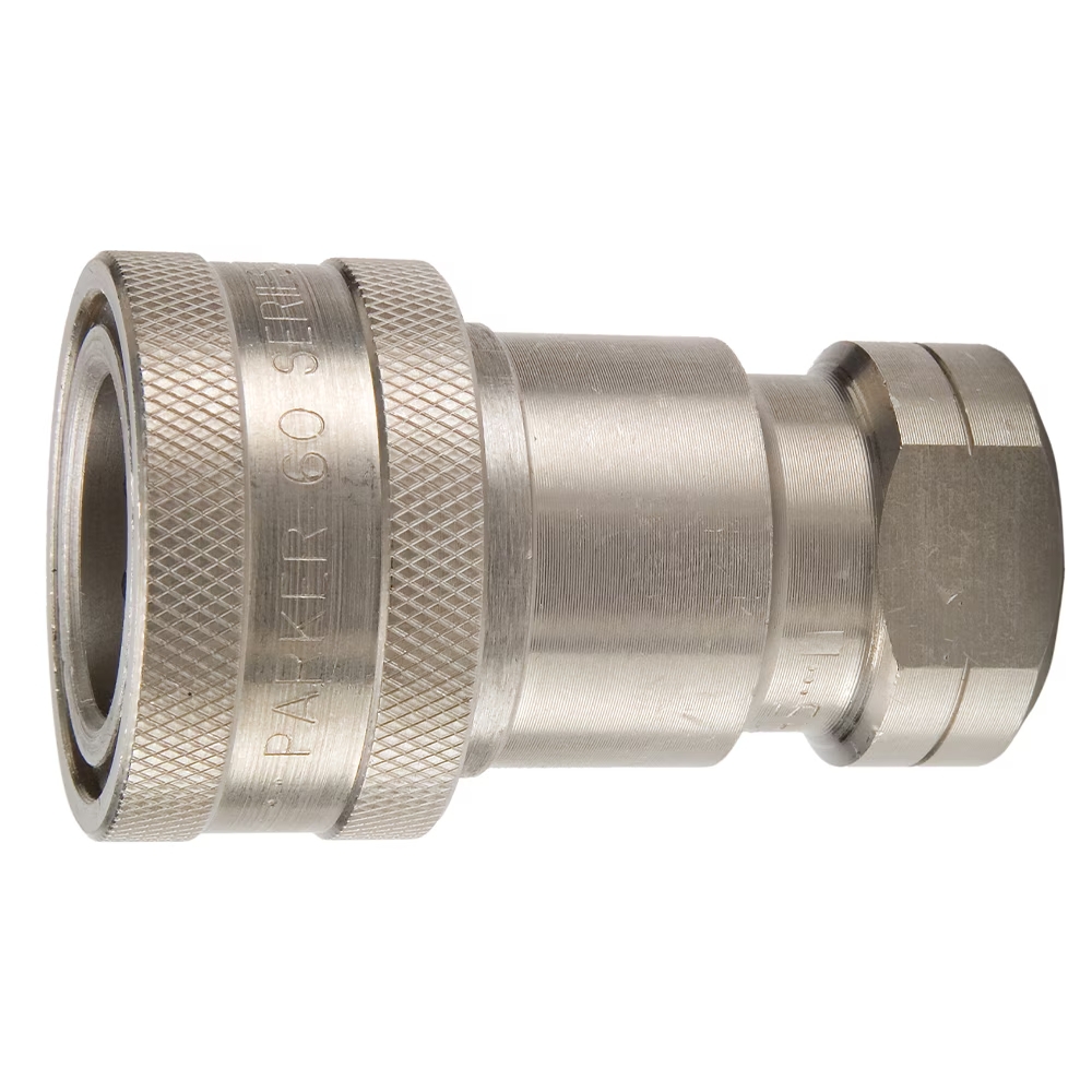 Coupleur hydraulique joint NBR raccordement femelle inox 303- série 60