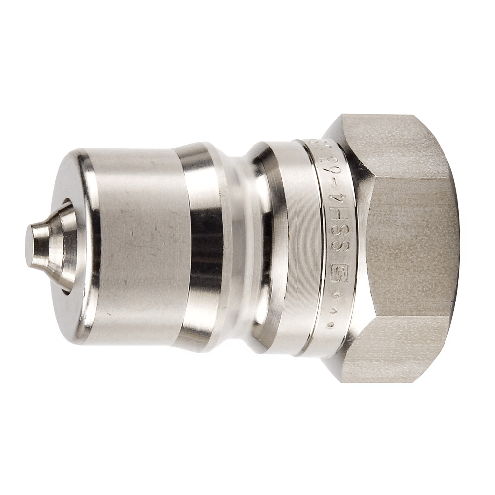 Embout hydraulique joint FKM raccordement mâle inox 316 - série 60