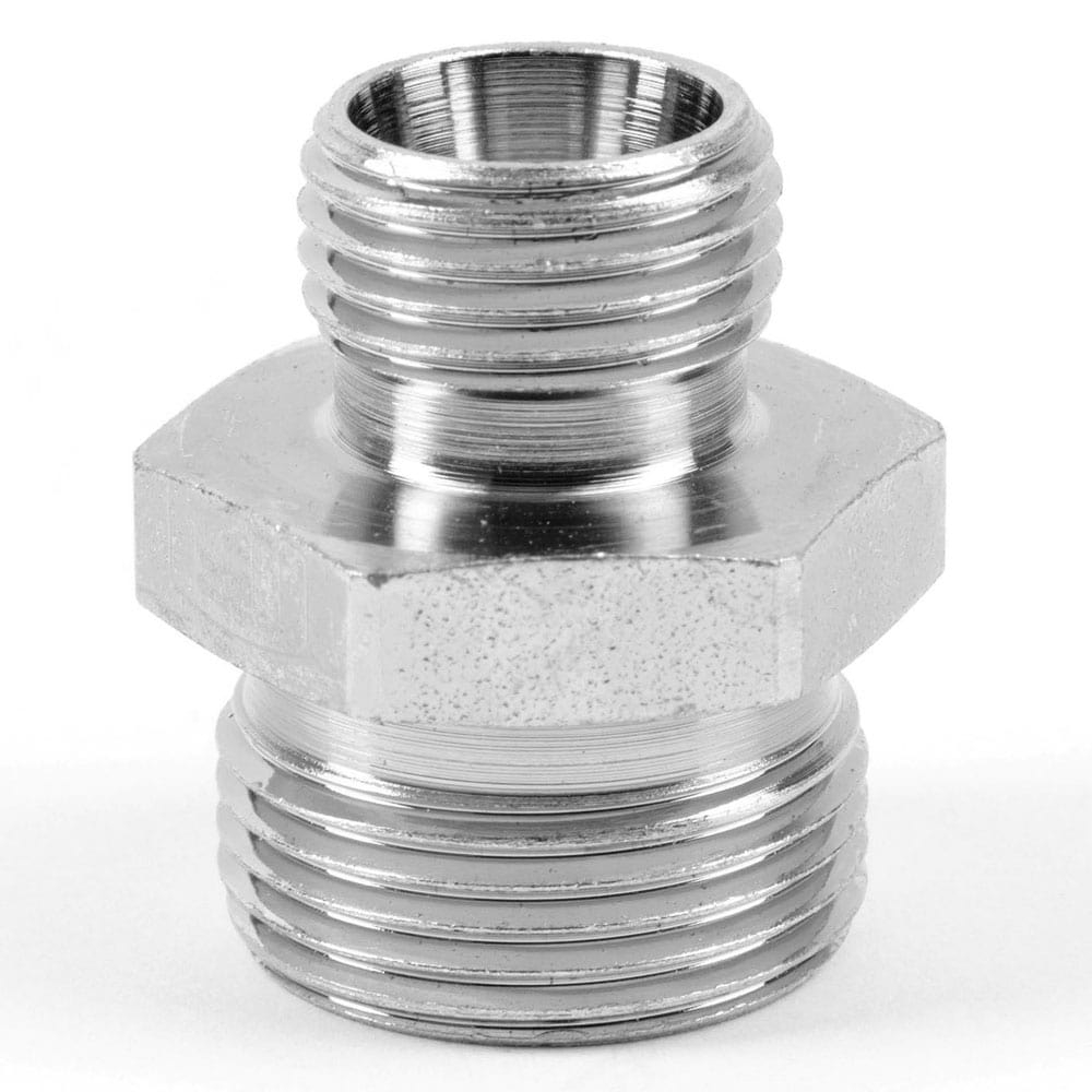 Réduction de tube complet en mâle DIN S vers mâle DIN S - acier série GR Parker