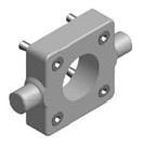 Tourillons sur flasques P1D Parker