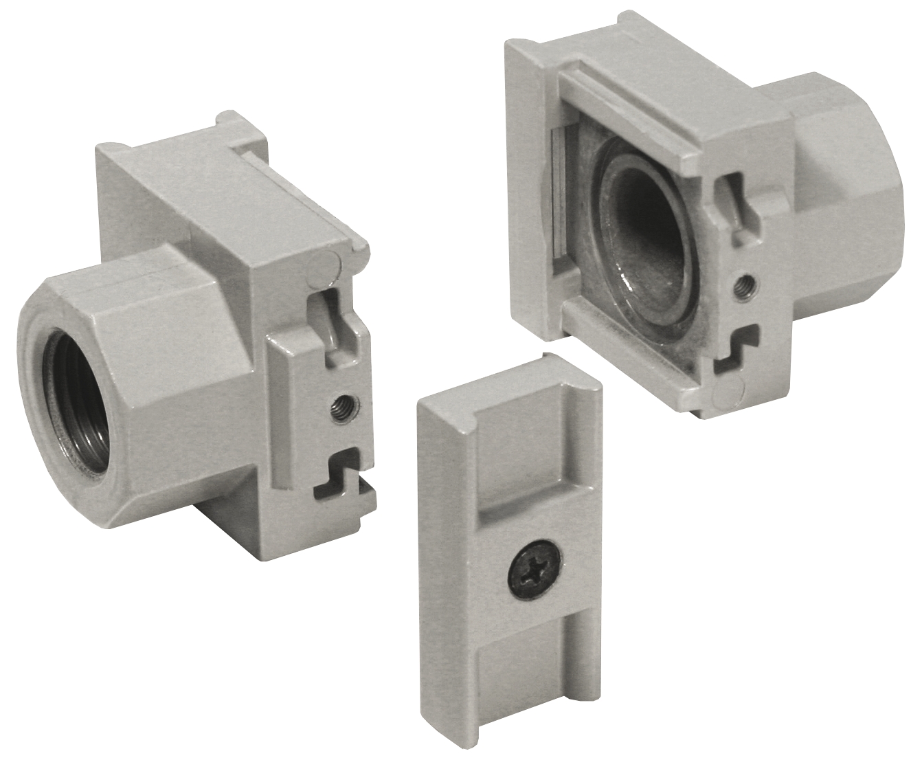Kits blocs extrémités - Aluminium - Série P32 Parker