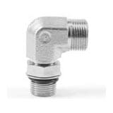 Coude orientable 90° EO-2 complet mâle DIN L x mâle métrique - Acier série WEE-M Parker