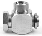 Coude nu 90° mâle DIN série S tube x mâle BSPP joint NBR série WH Parker