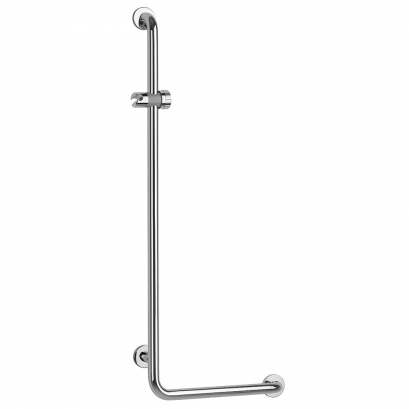 Barre d'appui en L inox poli brillant Pellet