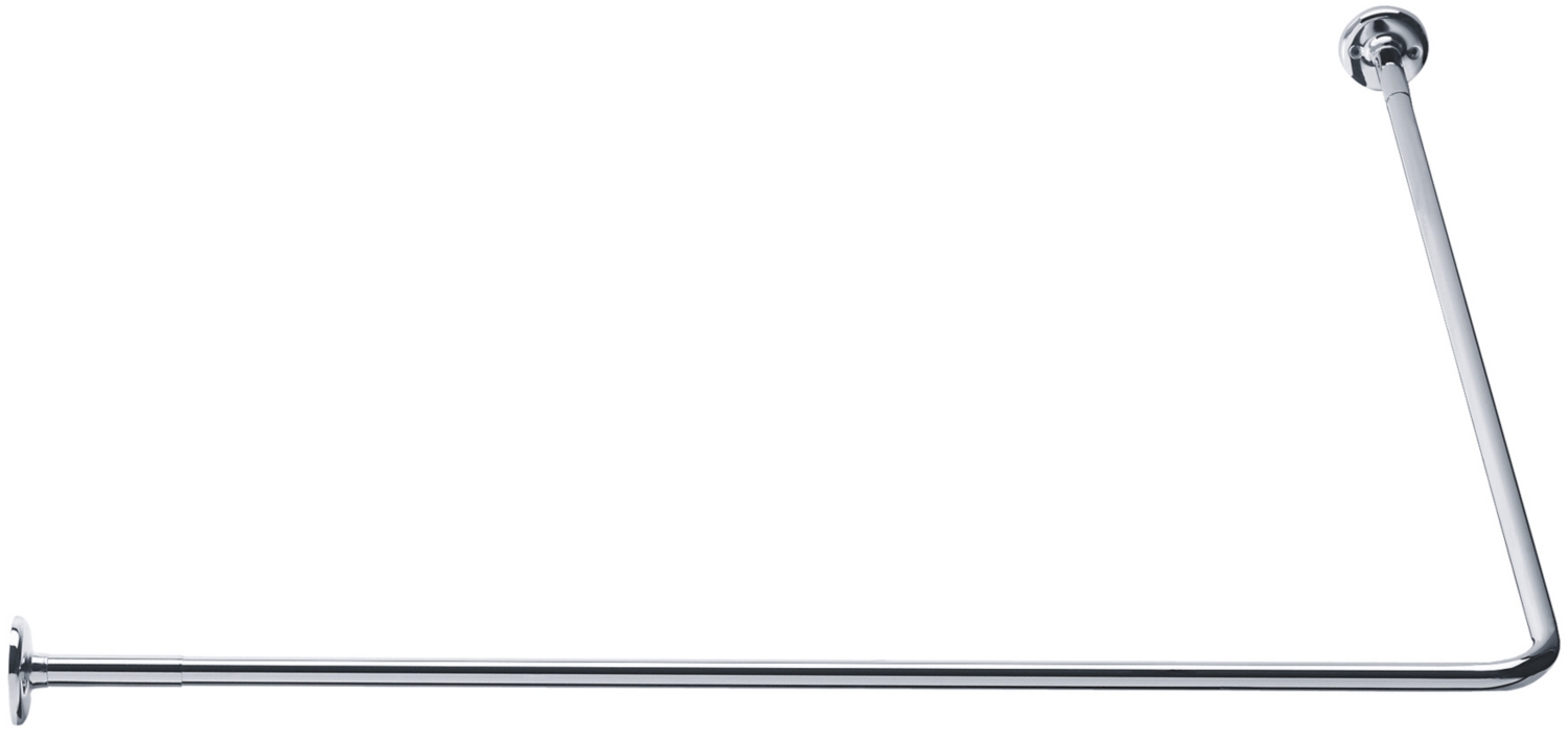 Porte-rideau d'angle 90° 900 mm 4117