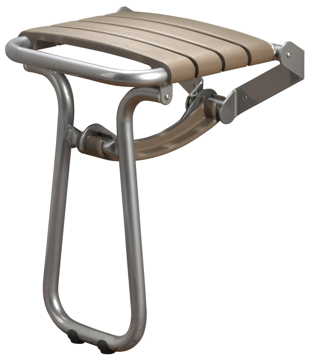  Siège de douche à lattes avec béquille 