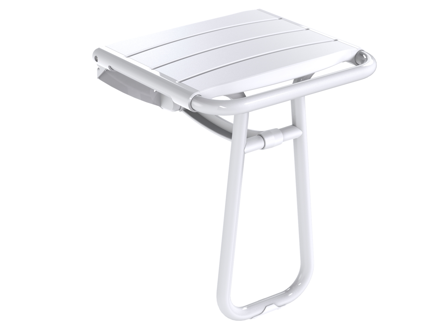  Siège de douche escamotable avec béquille 