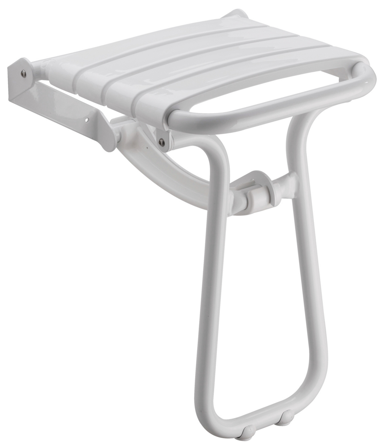  Siège de douche escamotable avec béquille 