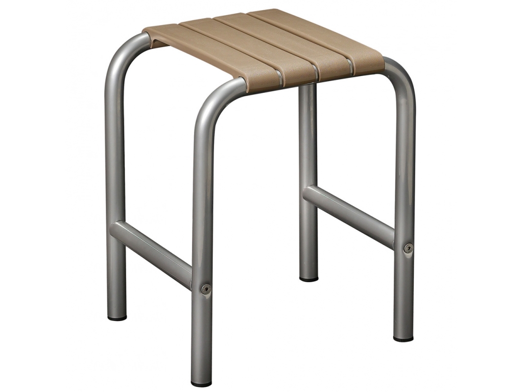 Tabouret de douche à lattes Pellet