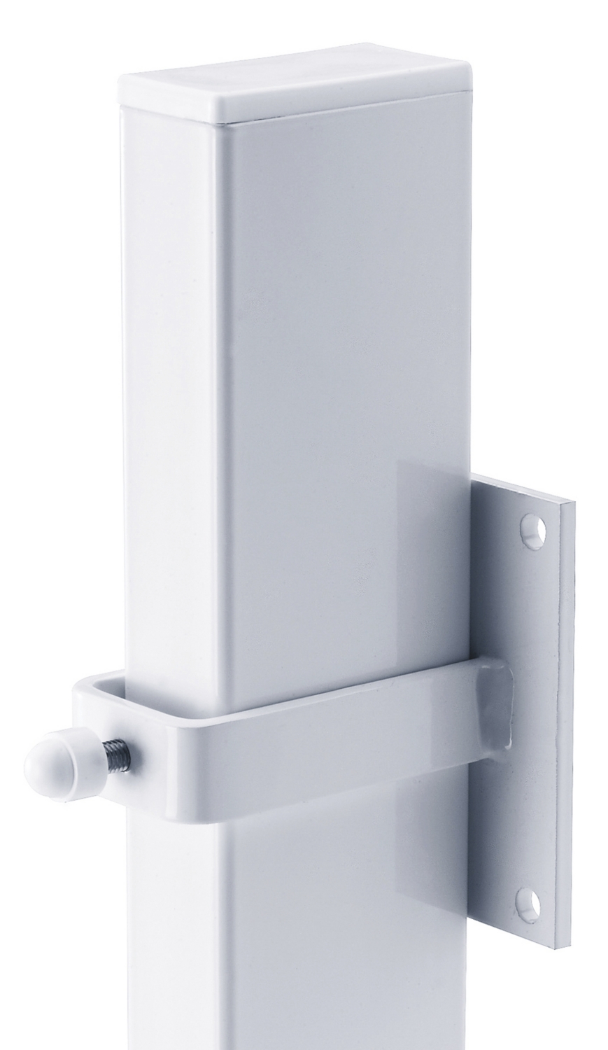 Poteau de fixation pour barre relevable