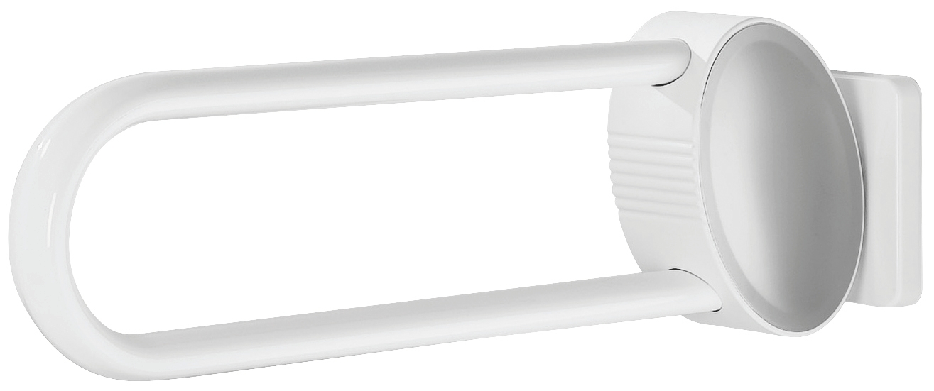 Barre d'appui PMR relevable Arsis aluminium époxy Pellet