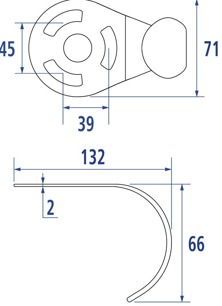 Porte-canne, sac et vêtement 49322 Pellet