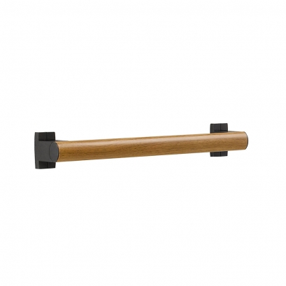 Barre d'appui droite Arsis Fantasy aluminium bois et anthracite 49448 Pellet