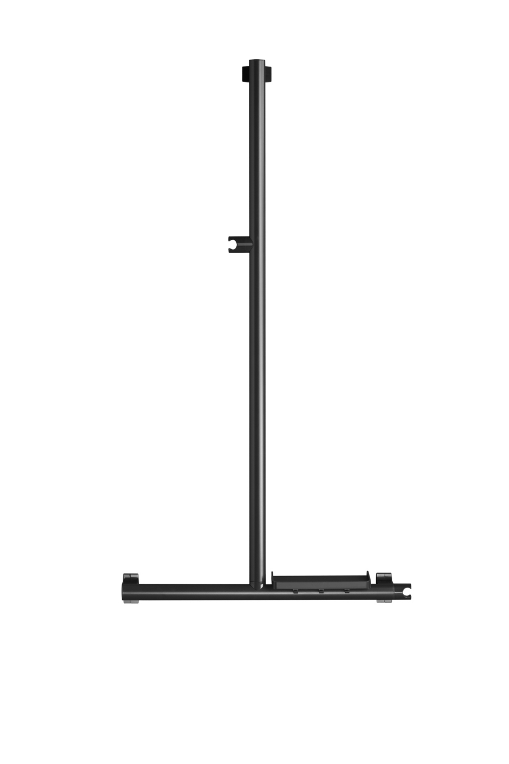 Barre de douche PMR Arsis en L ou T aluminium époxy gris anthracite 49721 Pellet