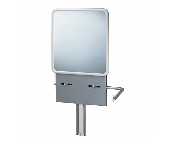 Support lavabo 12 à 18Kg réglable avec miroir 56 x 68 cm 52110 Pellet
