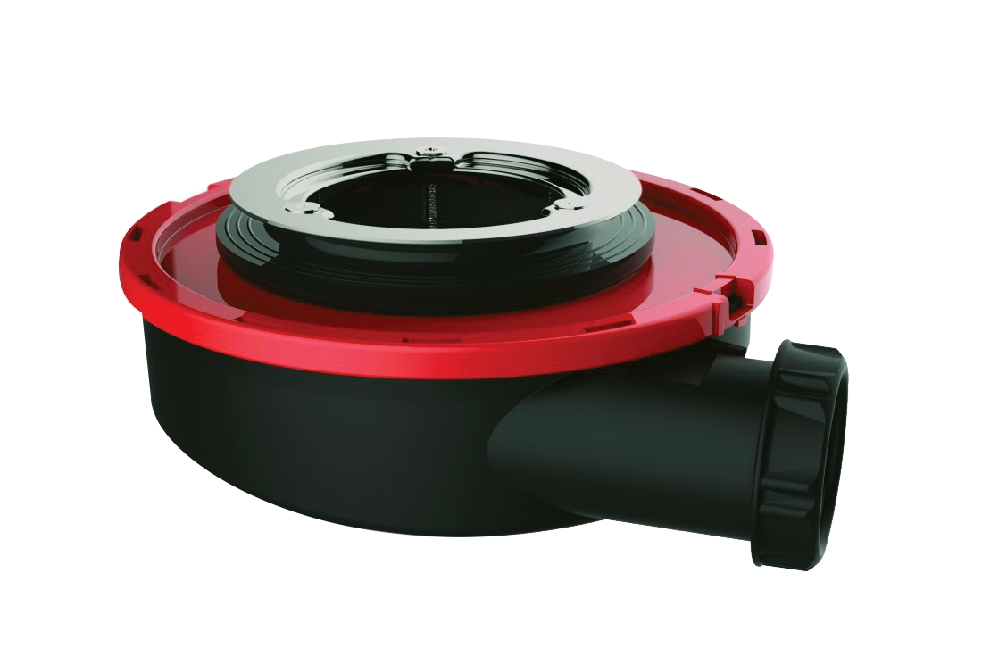  Bonde de douche sortie horizontale diamètre 90 mm 