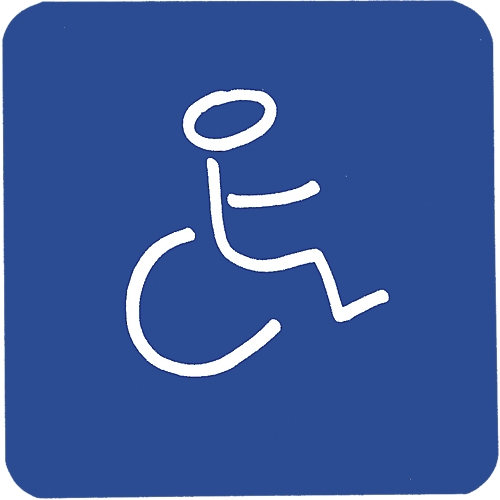 Figurine adhésive "Handicapés" 878123 Pellet