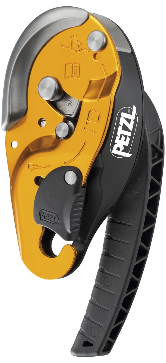 Descendeur auto-freinant ID'S - Corde 10-11,5 mm - Jaune Petzl