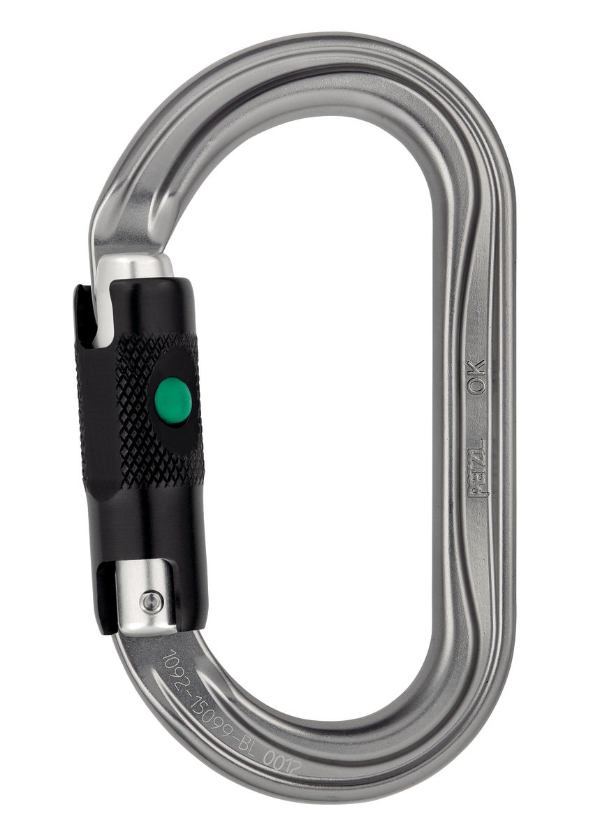 Mousqueton ovale OK Ball-Lock Petzl