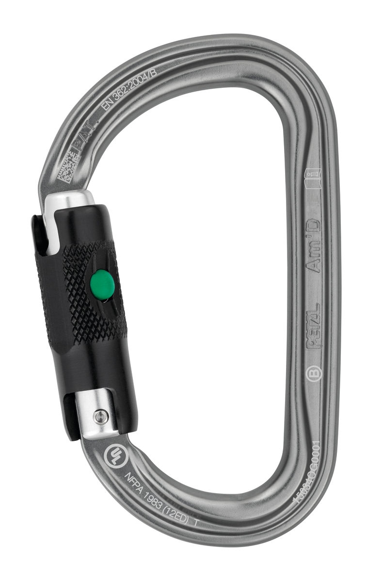 Mousqueton asymétrique Am'D - Ball-Lock Petzl